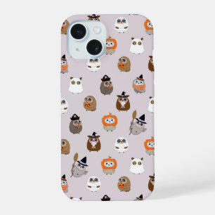 Padrão Adorável das Corujas de Halloween