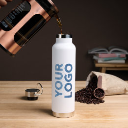 Padrão amplo do logotipo em branco