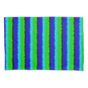 Padrão arco-íris 3D abstrato azul verde