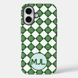 Padrão Argyle Clássico com Monograma Personalizado