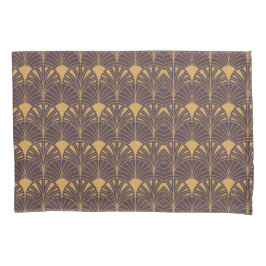 padrão Art Deco com motivos em forma de leque