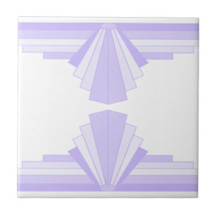 Padrão Art Deco em Lilac