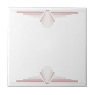 Padrão Art Deco em Pastel Brown
