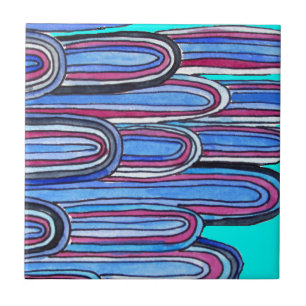 Padrão azul-aquário das ondas do oceano