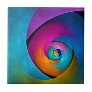 Padrão Azul Cor-de-rosa Abstrato Floral Moderno #1