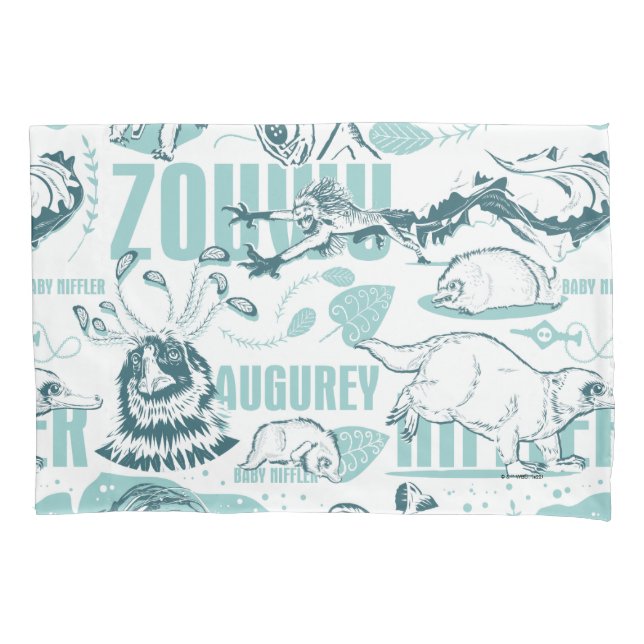 Padrão Azul de Bestas Fantásticas (Frente)