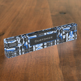 Padrão Azul de Pesca Desativado