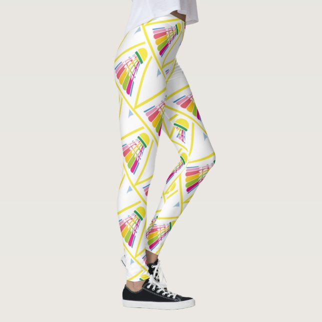 Padrão Badminton - Leggings de Verão - Shuttle (Direita)