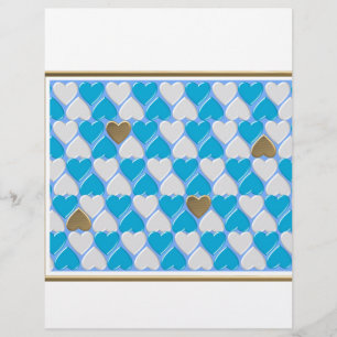 Padrão bávaro azul e branco.