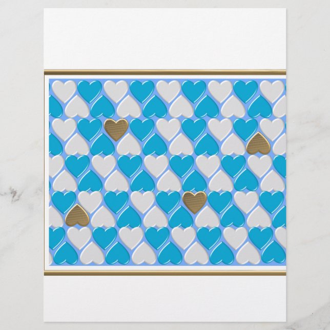 Padrão bávaro azul e branco. (Frente)