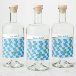 Padrão bávaro branco, azul, personalizado