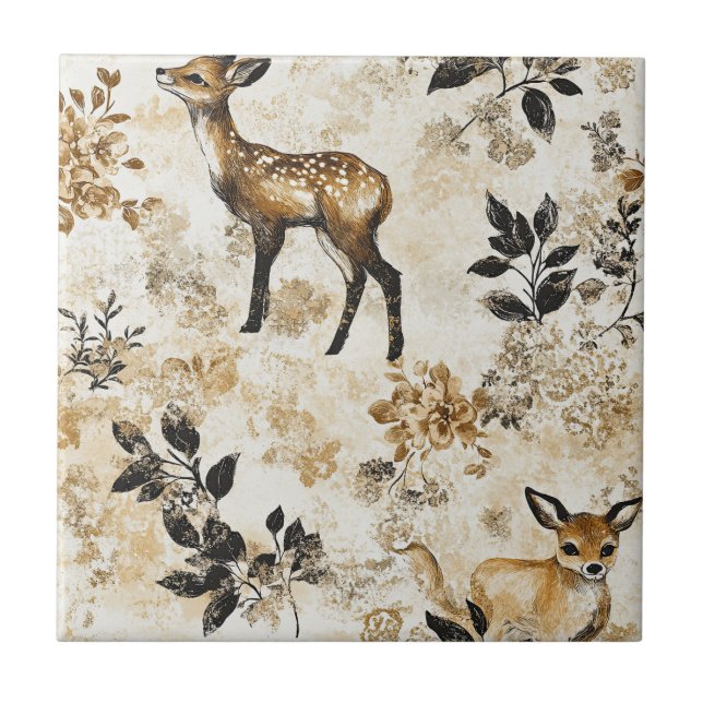 Padrão Berçário Fawn da Floresta (Frente)