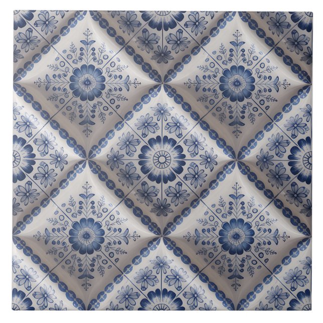 Padrão Blue Dutch Delft (Frente)