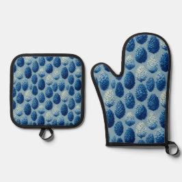 Padrão Blue Winter Pine Cone