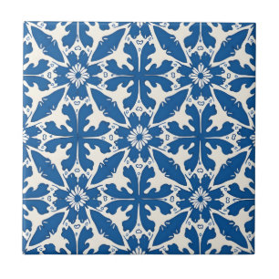 Padrão Boho em Azul – Elegante e Ousado