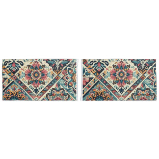 Padrão BOHO Par Tamanho do Rei