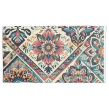 Padrão BOHO Par Tamanho do Rei