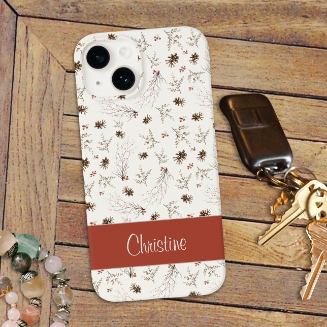 Padrão Boho Woodland Winterberry (Criador carregado)