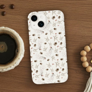 Padrão Boho Woodland Winterberry