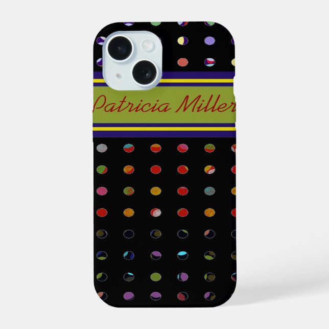 Padrão Bolinhas Personalizado (Verso)