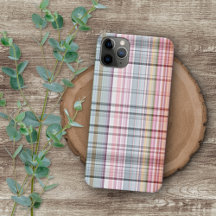 Padrão bonito de Tartan Vermelho Roxo Azul Cor-de-