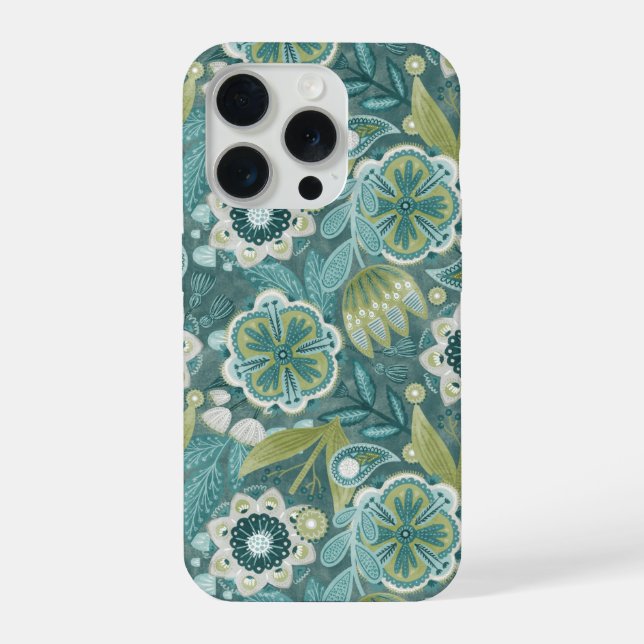 Padrão Botânico Boho Floral (Verso)
