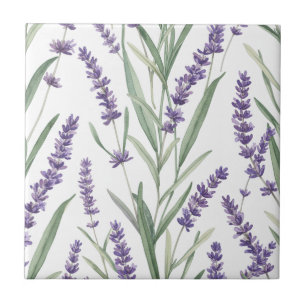 Padrão Botânico de Lavanda