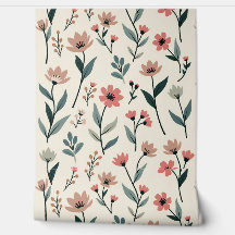 Padrão Botânico Elegante | Floral Minimalista