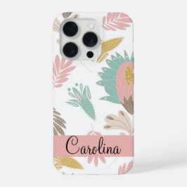 padrão botânico floral giro