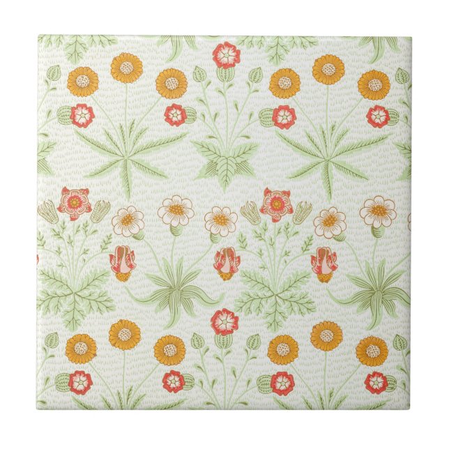 Padrão Botânico Vintage Daisy de William Morris (Frente)