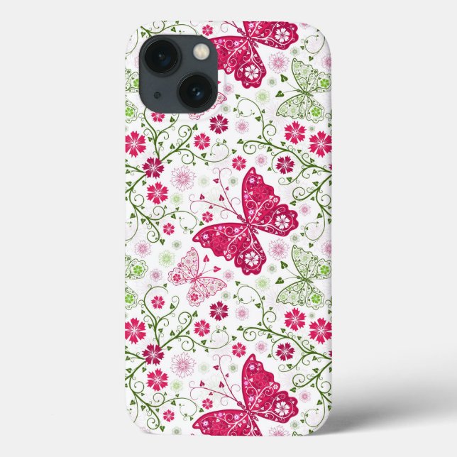 Padrão Branco Floral (Verso)