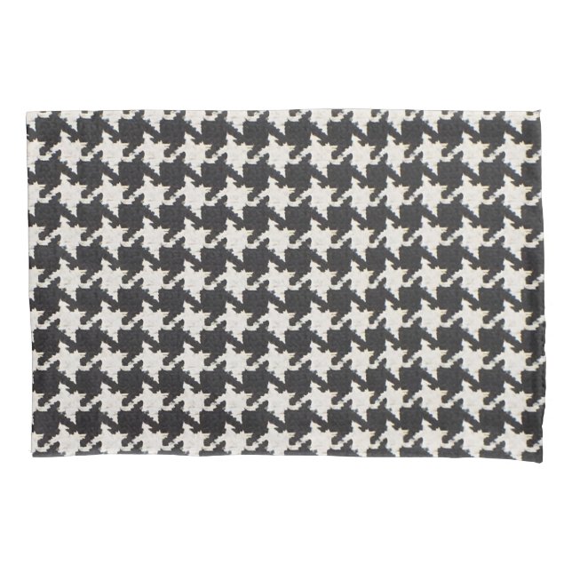 Padrão Branco preto-houndstooth (Frente)