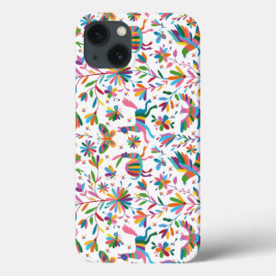 Padrão Brilhante do estilo Otomi mexicano