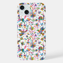 Padrão Brilhante do estilo Otomi mexicano