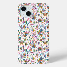 Padrão Brilhante do estilo Otomi mexicano