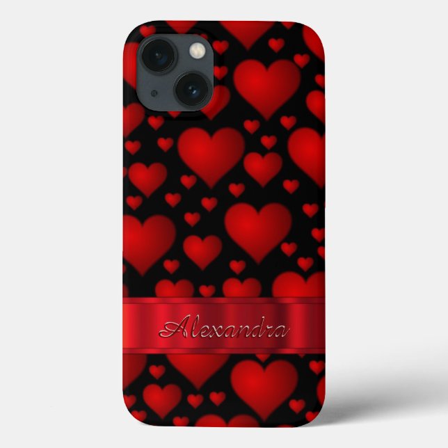 Padrão cardíaco romântico personalizado (Verso)