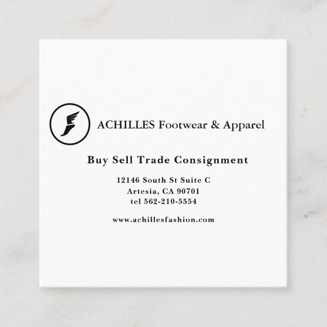 Padrão, Cartão de visita de 3,5" x 2,0" (Frente)