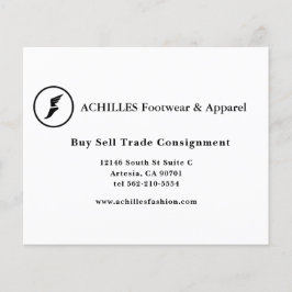 Padrão, Cartão de visita de 3,5" x 2,0"