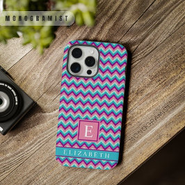 Padrão Chevron Rosa Azul Roxo Personalizável
