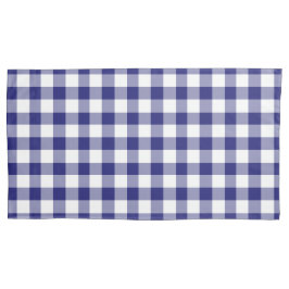 Padrão Clássico de Gingham Xadrez Azul