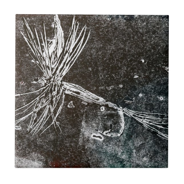 Padrão clássico de moscas secas para truta e robal (Frente)