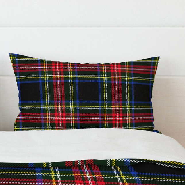 Padrão Clássico de Natal da Xadrez Moderna (Modern Plaid Christmas Classic Xmas Pattern Pillow Case)