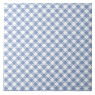 Padrão clássico Gingham azul verificado