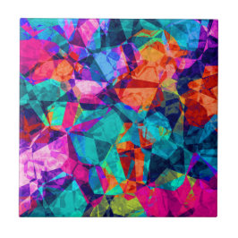 Padrão Colorido Geométrico Moderno