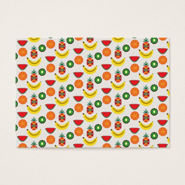 padrão com frutas (Frente)