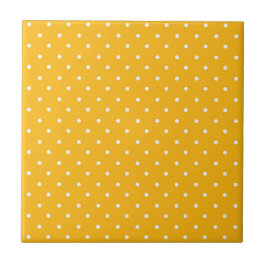 Padrão contínuo de bolinhas amarelo-laranja