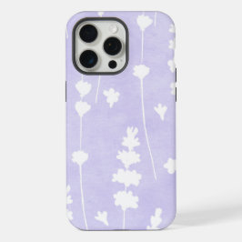 Padrão contínuo de lavanda em aquarela