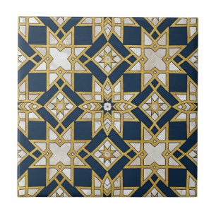 Padrão contínuo de mosaico Zellige marroquino de l