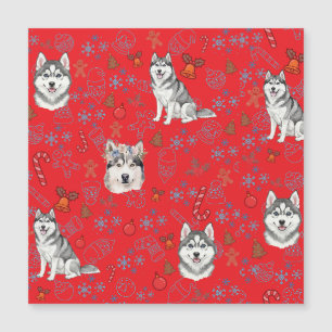 Padrão contínuo de Natal de Inverno com cachorro H