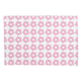 Padrão contínuo decorativo de flores rosa vermelho